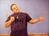 Joe Garza Golden Needle Tattoo  42X60 oil on wood panel