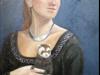 Rebecca & Tasselhoff 14X19 oil.on wood panel psd