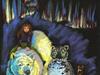 Lady Shadow Walker 14X18 pastel