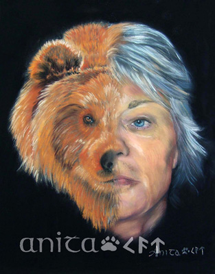Tara, pastel on pastel panel - 9x12